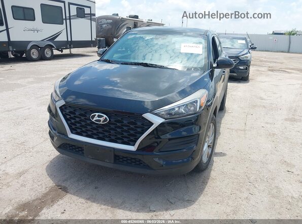 KM8J2CA42KU074948 2019 HYUNDAI TUCSON Black Widok zestawu wskaźników