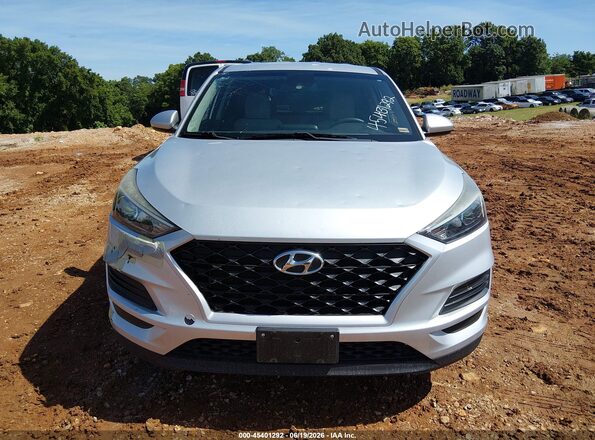 KM8J2CA42KU851323 2019 HYUNDAI TUCSON Silver Widok wnętrza z tyłu