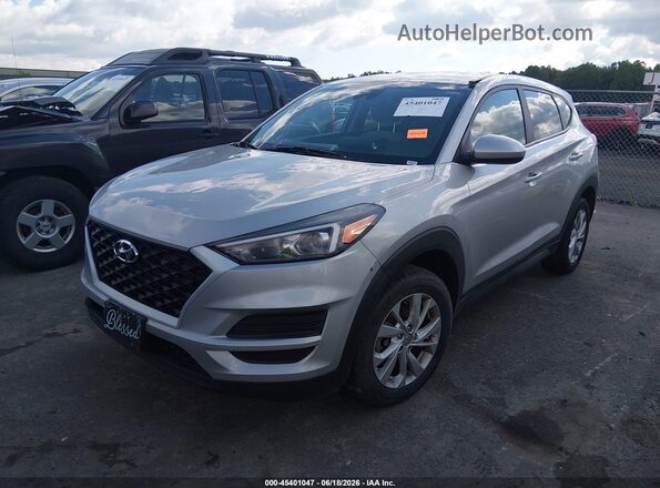 KM8J2CA42LU113992 2020 HYUNDAI TUCSON Silver წინა მარცხენა ხედი სამი მეოთხედიდან