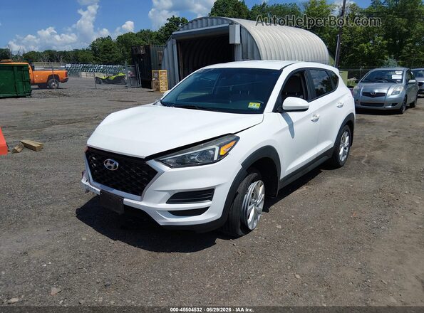 KM8J2CA42LU212666 2020 HYUNDAI TUCSON White წინა მარცხენა ხედი სამი მეოთხედიდან