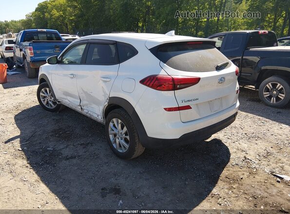KM8J2CA43MU366692 2021 HYUNDAI TUCSON White Rear left