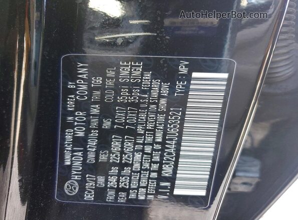 KM8J2CA44JU653521 2018 HYUNDAI TUCSON Black 