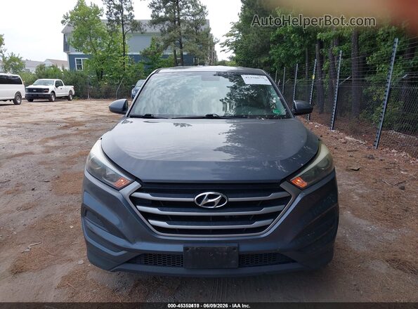 KM8J2CA44JU655298 2018 HYUNDAI TUCSON Gray Widok z przodu