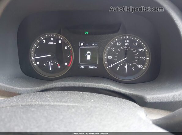 KM8J2CA44JU655298 2018 HYUNDAI TUCSON Gray Widok tylnych siedzeń