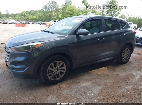 KM8J2CA44JU655298 2018 HYUNDAI TUCSON Gray Przód lewy