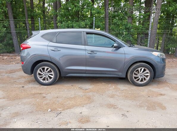 KM8J2CA44JU655298 2018 HYUNDAI TUCSON Gray Widok wnętrza z tyłu