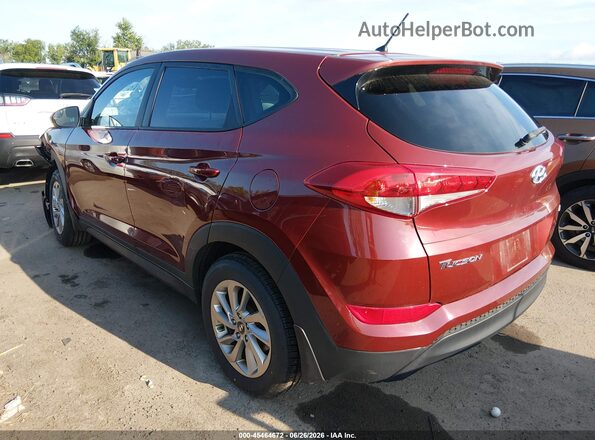 KM8J2CA44JU801859 2018 HYUNDAI TUCSON Red Հետևի ձախ