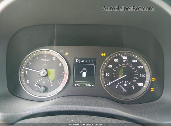 KM8J2CA44JU801859 2018 HYUNDAI TUCSON Red Հետևի նստատեղերի տեսք