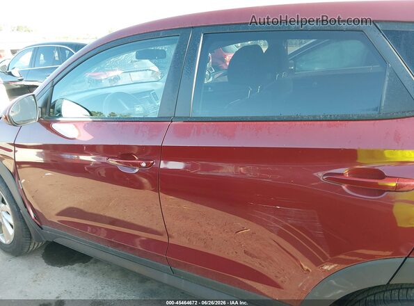 KM8J2CA44JU801859 2018 HYUNDAI TUCSON Red Սալոնի 360 աստիճան տեսք