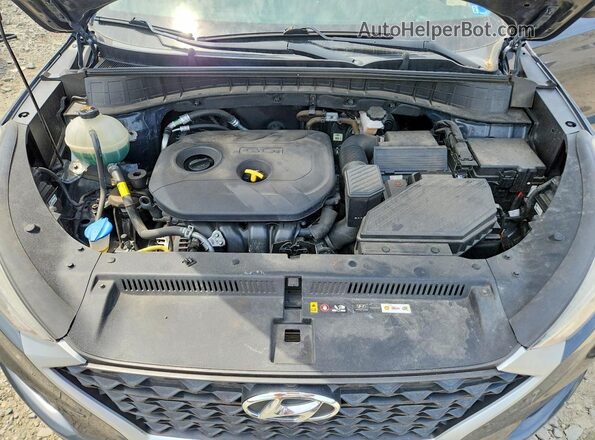 KM8J2CA45KU023041 2019 HYUNDAI TUCSON Blue Widok komory silnika