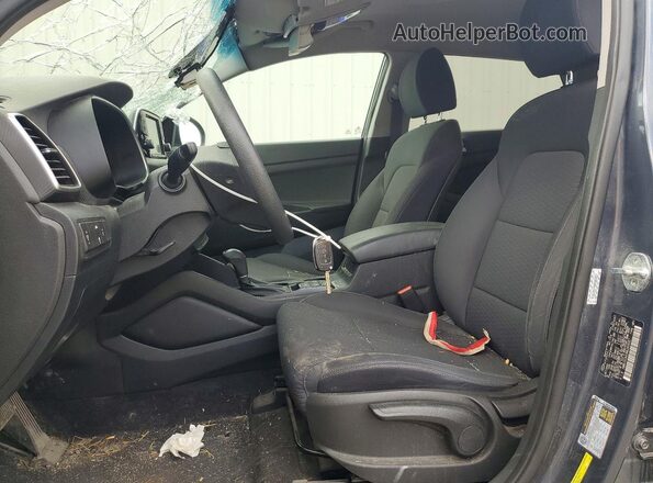 KM8J2CA45MU365057 2021 HYUNDAI TUCSON Charcoal წინა სალონის ხედი