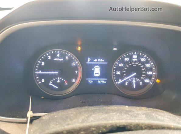 KM8J2CA46KU872966 2019 HYUNDAI TUCSON Gray Vista del cuadro de instrumentos