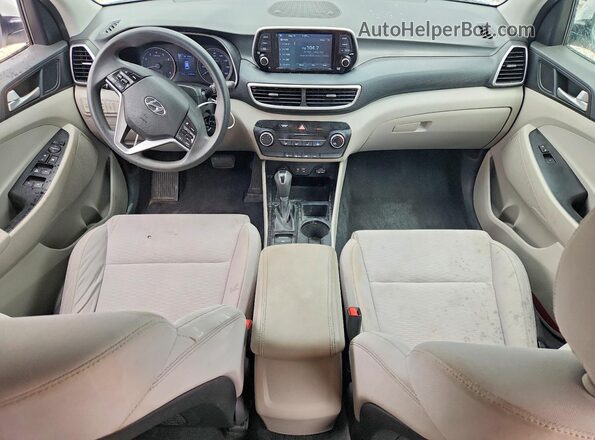KM8J2CA46KU879481 2019 HYUNDAI TUCSON White Dashboard view