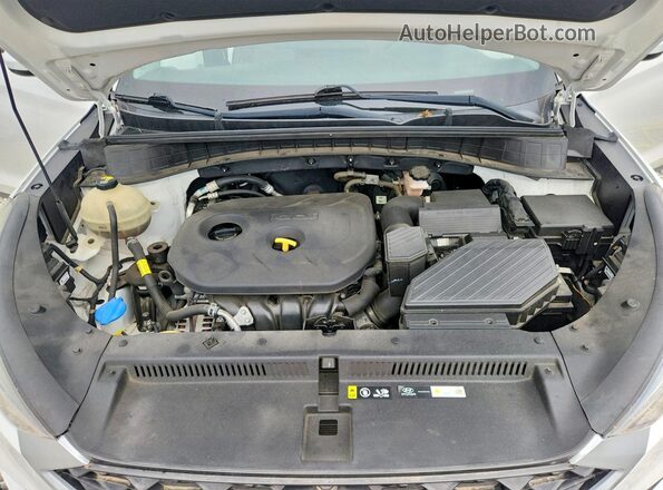 KM8J2CA46KU879481 2019 HYUNDAI TUCSON White Engine compartment view