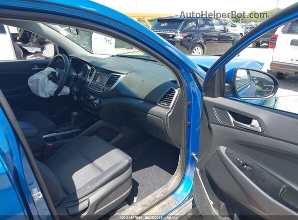 KM8J2CA47JU775774 2018 HYUNDAI TUCSON Blue Սալոնի դիմացի տեսք