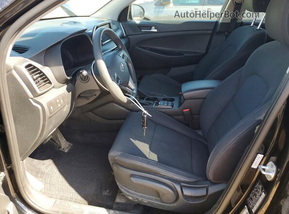 KM8J2CA47LU107556 2020 HYUNDAI TUCSON Black Front interior view