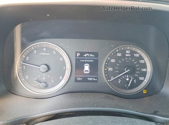 KM8J2CA47LU107556 2020 HYUNDAI TUCSON Black Instrument cluster view