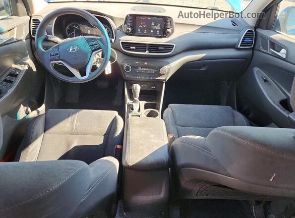 KM8J2CA47LU121280 2020 HYUNDAI TUCSON Blue წინა პანელის ხედი