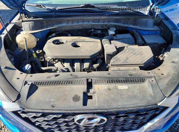KM8J2CA47LU121280 2020 HYUNDAI TUCSON Blue უკანა სალონის ხედი