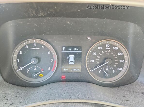 KM8J2CA47LU121280 2020 HYUNDAI TUCSON Blue ხელსაწყოთა პანელის ხედი