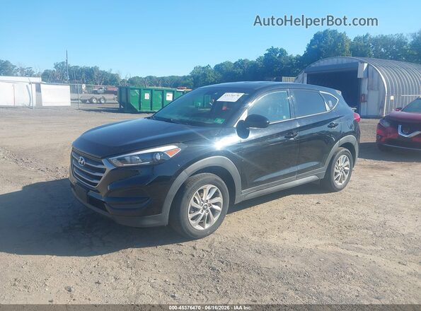 KM8J2CA49JU780894 2018 HYUNDAI TUCSON Black Передня ліва чверть