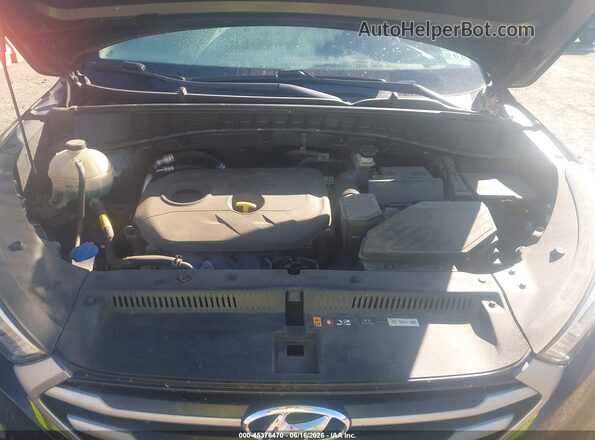 KM8J2CA49JU780894 2018 HYUNDAI TUCSON Black Вид ззаду