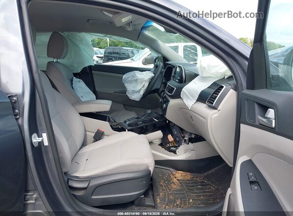 KM8J2CA49KU939284 2019 HYUNDAI TUCSON Gray Widok wnętrza z przodu