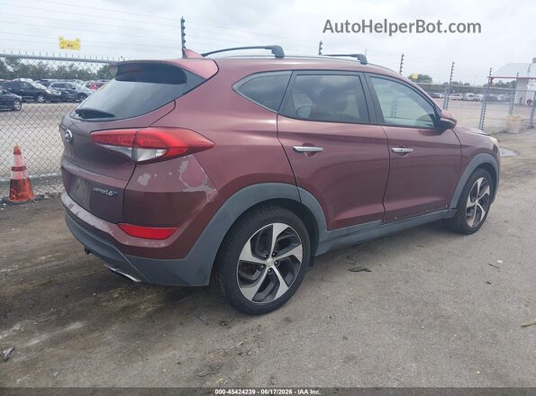 KM8J33A20GU038422 2016 HYUNDAI TUCSON Burgundy 