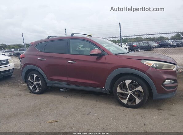 KM8J33A20GU038422 2016 HYUNDAI TUCSON Burgundy 