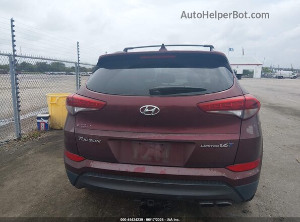 KM8J33A20GU038422 2016 HYUNDAI TUCSON Burgundy 