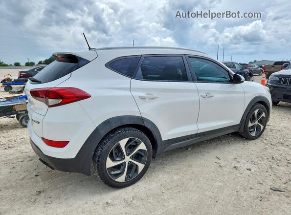 KM8J33A20GU069010 2016 HYUNDAI TUCSON White უკანა მარჯვენა