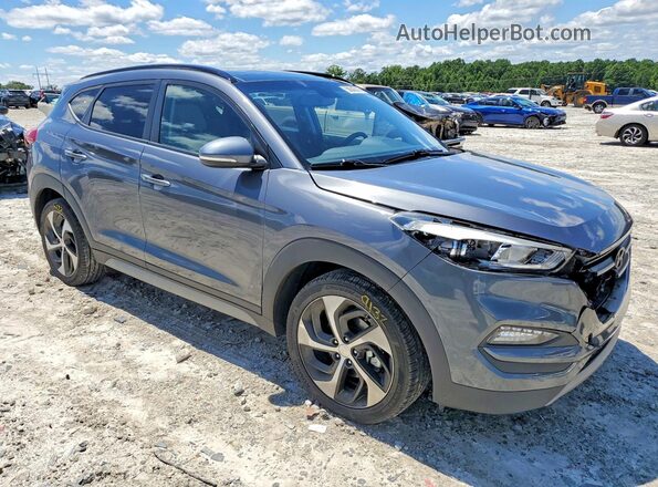 KM8J33A20JU683885 2018 HYUNDAI TUCSON Gray Front right