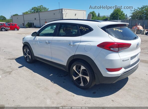 KM8J33A23GU140166 2016 HYUNDAI TUCSON White Trasero izquierdo