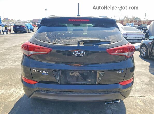 KM8J33A24GU047706 2016 HYUNDAI TUCSON Black Вид ззаду