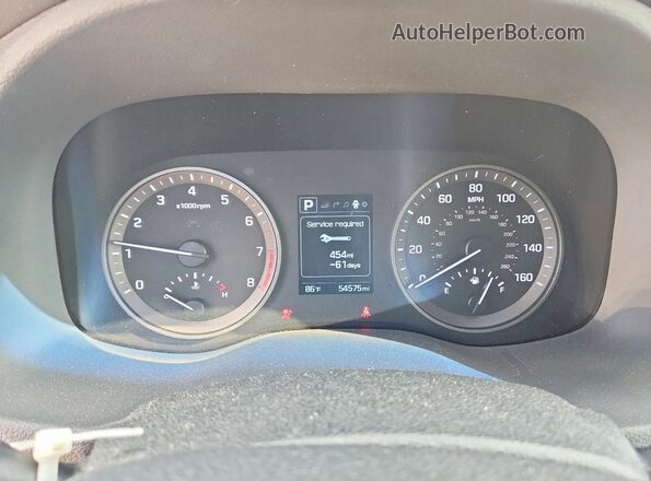 KM8J33A24GU203467 2016 HYUNDAI TUCSON Угольный Вид щитка приборов