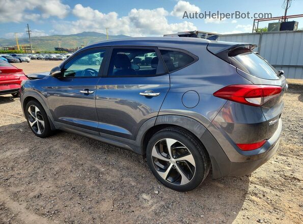 KM8J33A24GU203467 2016 HYUNDAI TUCSON Угольный Задняя левая четверть
