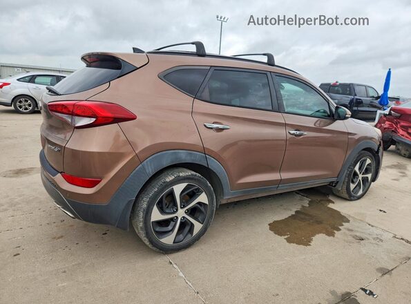 KM8J33A24GU237828 2016 HYUNDAI TUCSON Brown უკანა მარჯვენა