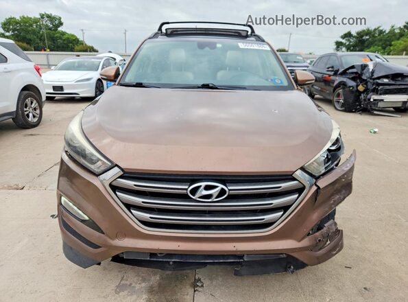 KM8J33A24GU237828 2016 HYUNDAI TUCSON Brown წინა ხედი