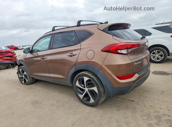 KM8J33A24GU237828 2016 HYUNDAI TUCSON Brown უკანა მარცხენა