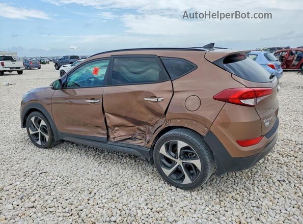 KM8J33A25GU036357 2016 HYUNDAI TUCSON Tan უკანა მარცხენა
