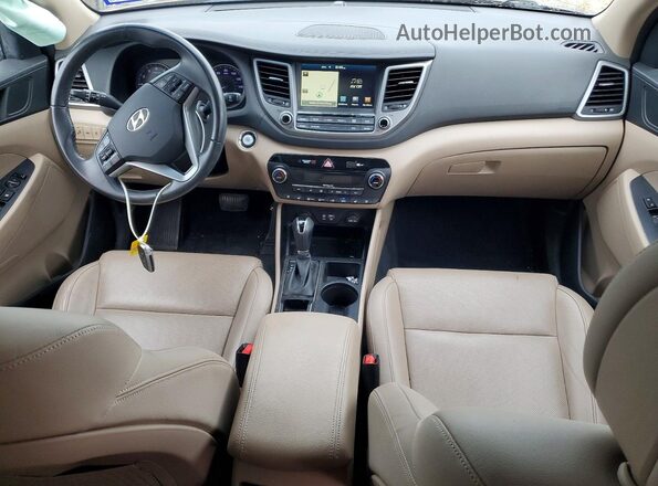 KM8J33A25GU036357 2016 HYUNDAI TUCSON Tan წინა პანელის ხედი