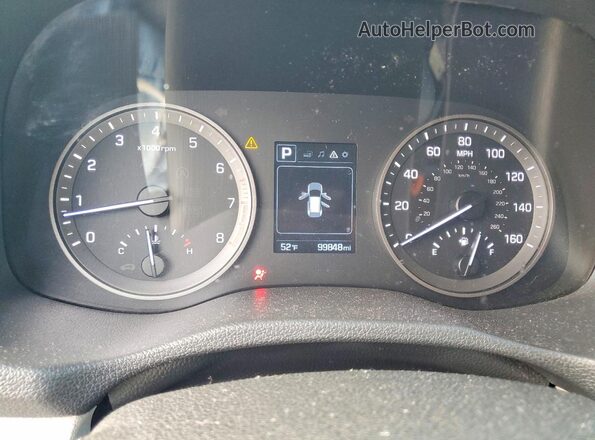 KM8J33A27GU140574 2016 HYUNDAI TUCSON Gray Instrument cluster view