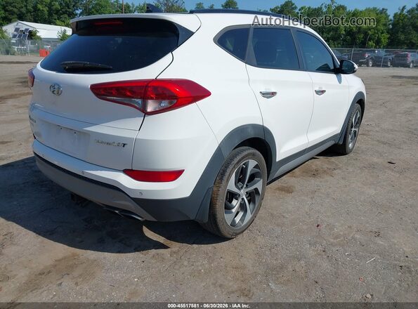 KM8J33A28HU303377 2017 HYUNDAI TUCSON White Tył prawy