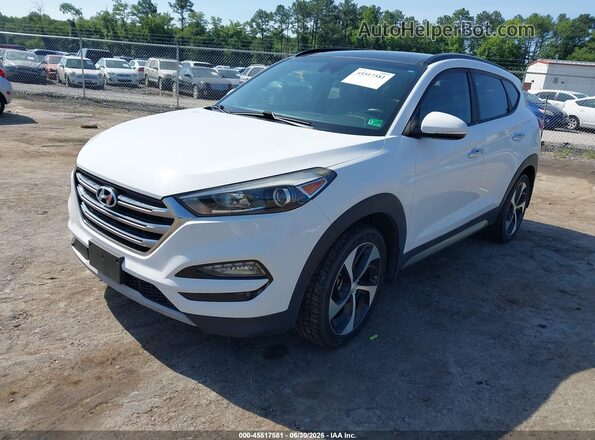 KM8J33A28HU303377 2017 HYUNDAI TUCSON White Przód lewy