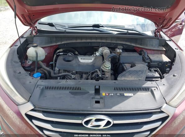 KM8J33A28HU454476 2017 HYUNDAI TUCSON Бордовый 