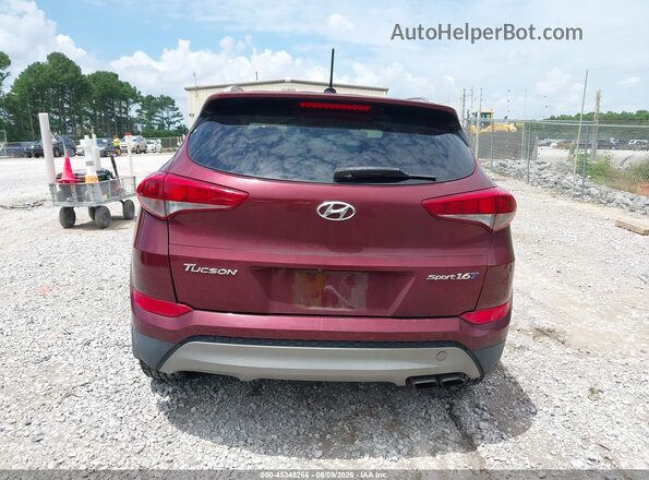 KM8J33A28HU454476 2017 HYUNDAI TUCSON Бордовый 