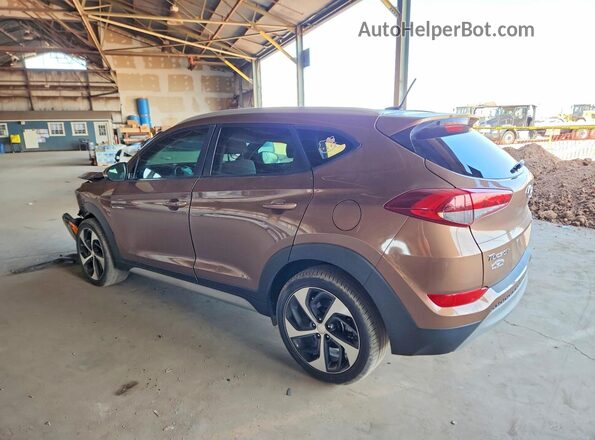 KM8J33A28HU460245 2017 HYUNDAI TUCSON Brown უკანა მარცხენა