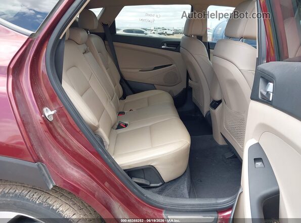 KM8J33A29GU120746 2016 HYUNDAI TUCSON Бордовый Вид наклейки с VIN-кодом