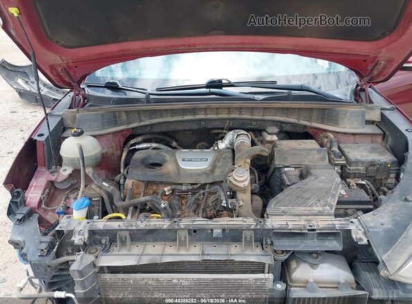 KM8J33A29GU120746 2016 HYUNDAI TUCSON Бордовый Вид сзади