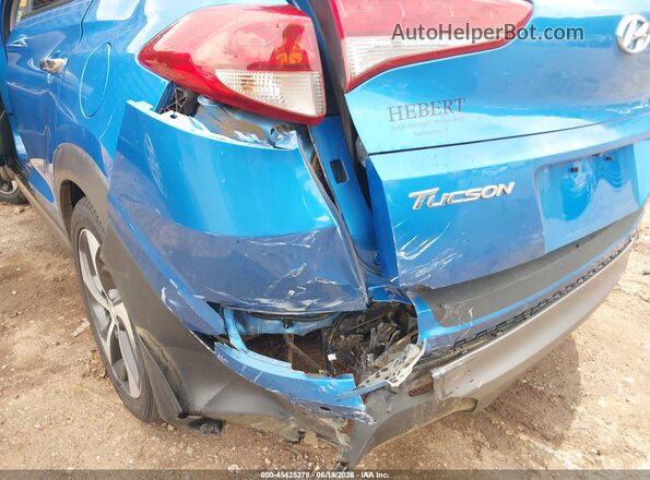 KM8J33A29GU185547 2016 HYUNDAI TUCSON Blue Widok z przodu